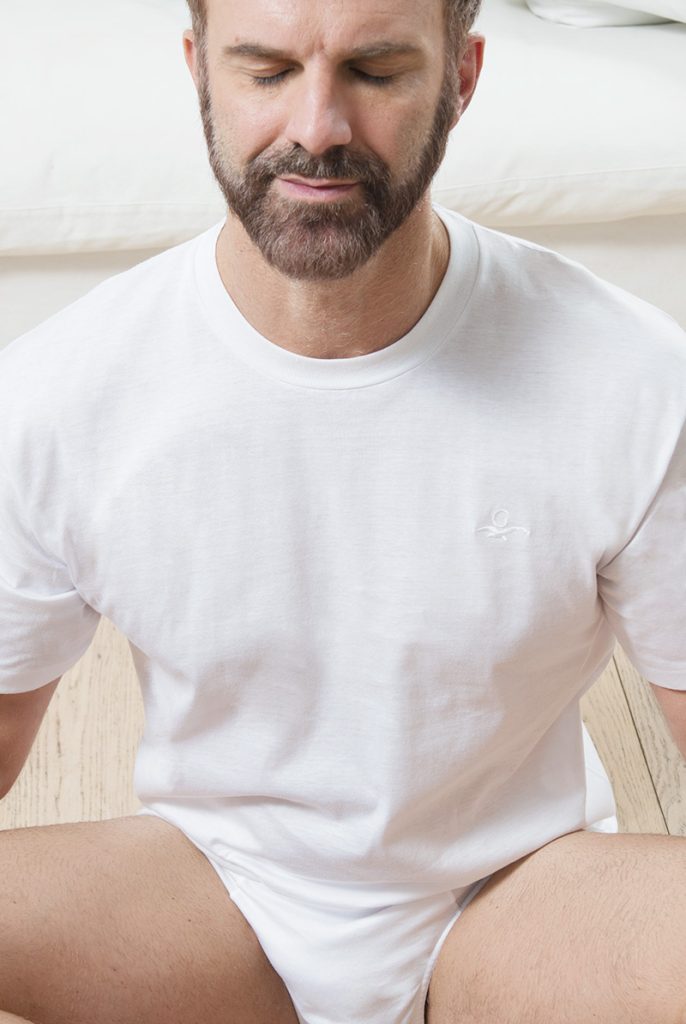 Maglia collo americano a manica corta