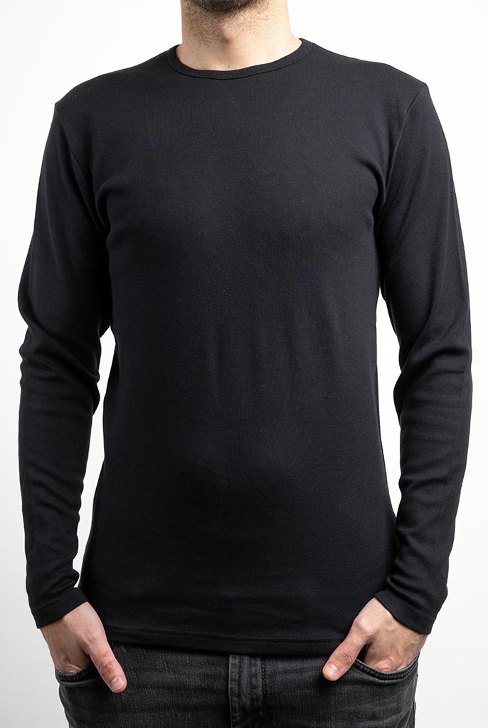 Maglia girocollo a manica lunga