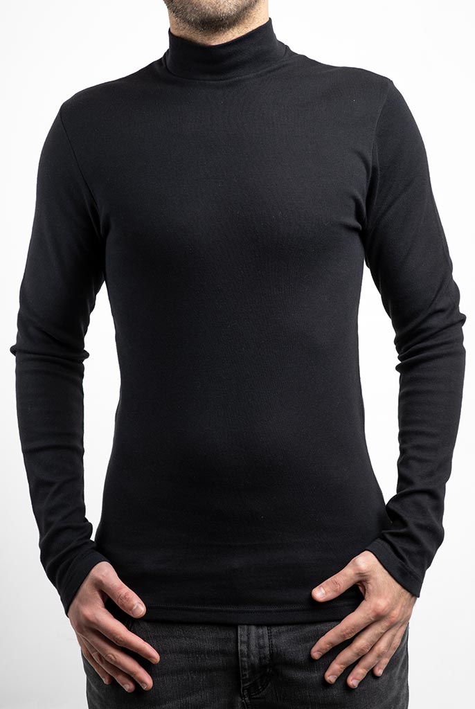 Maglia lupetto a manica lunga